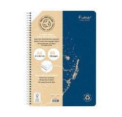 Recycled notebook Forever Premium A4 - 5 x 5 - 120 pages 