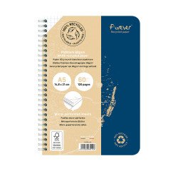 Recycled notebook Forever Premium A5 - 5 x 5 - 120 pages 