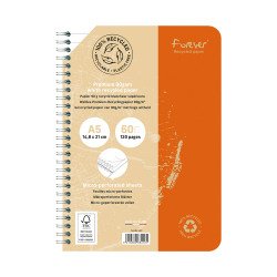 Cahier recyclé Forever Premium A5 - ligné - 120 pages
