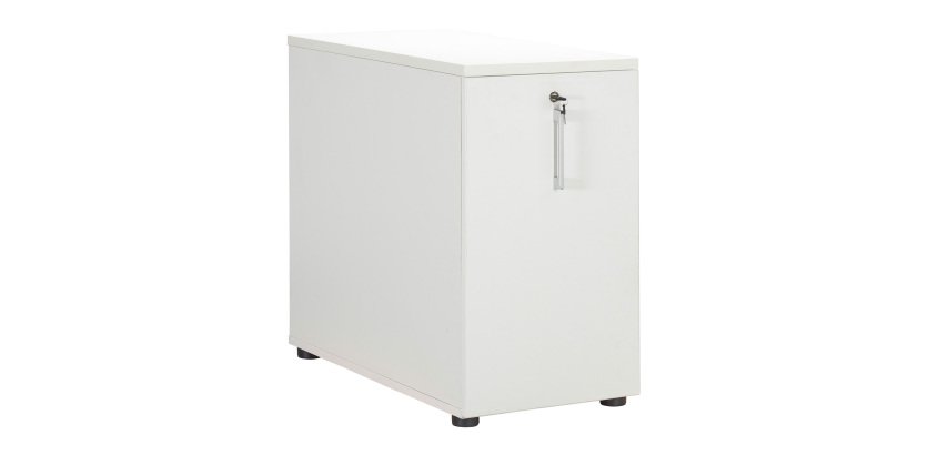 Drawer desk height wooden Tower ECLA H 75cm