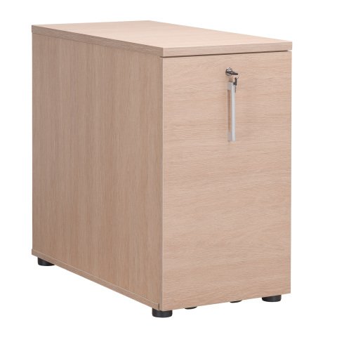 Cajonera Tower ECLA altura mesa 73 cm Roble claro