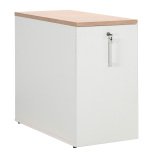 Caisson hauteur bureau bois Tower Essens H 73cm