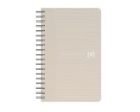 Carnet spirale Oxford My Rec'up recyclé 9 x 14 cm - 5 x 5 - 180 pages