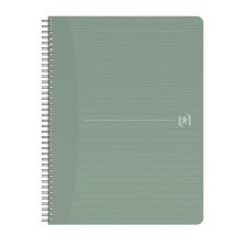 Spiral notebook Oxford My Rec'up recycled A4 21 x 29,7 cm - 5 x 5 -180 pages 