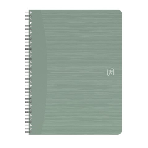 Spiral notebook Oxford My Rec'up recycled A4 21 x 29,7 cm - 5 x 5 -180 pages 