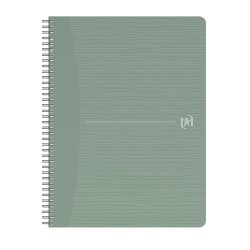 Cahier spirale Oxford My Rec'up recyclé A4 21 x 29,7 cm - 5 x 5 - 180 pages