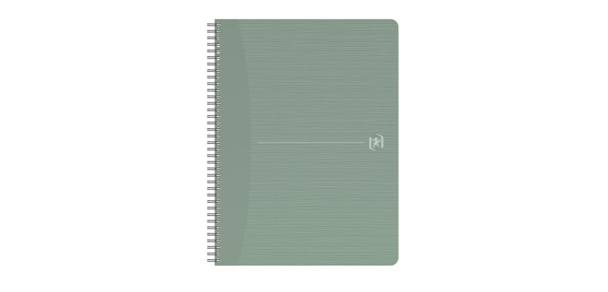 Spiral notebook Oxford My Rec'up recycled A4 21 x 29,7 cm - 5 x 5 -180 pages 