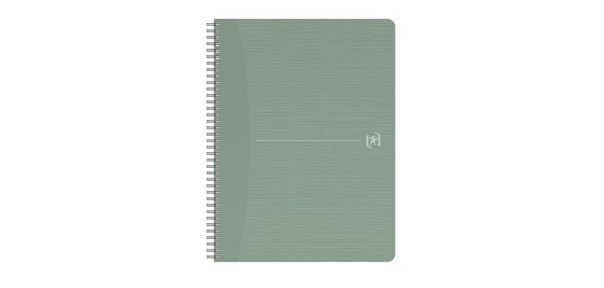 Cahier spirale Oxford My Rec'up recyclé A4 21 x 29,7 cm - 5 x 5 - 180 pages