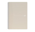 Cahier spirale Oxford My Rec'up recyclé A5 14,8 x 21 cm - 5 x 5 - 180 pages