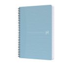 Cahier spirale Oxford My Rec'up recyclé A5 14,8 x 21 cm - 5 x 5 - 180 pages