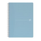 Cahier spirale Oxford My Rec'up recyclé A5 14,8 x 21 cm - 5 x 5 - 180 pages