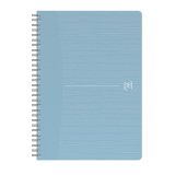 Cahier spirale Oxford My Rec'up recyclé A5 14,8 x 21 cm - 5 x 5 - 180 pages