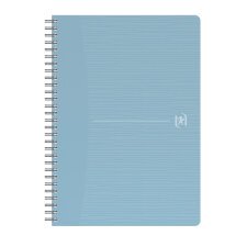 Spiral notebook Oxford My Rec'up recycled A5 14,8 x 21 cm - 5 x 5 -180 pages 