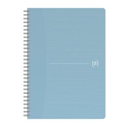 Cahier spirale Oxford My Rec'up recyclé A5 14,8 x 21 cm - 5 x 5 - 180 pages