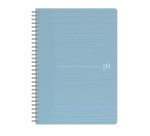 Cahier spirale Oxford My Rec'up recyclé A5 14,8 x 21 cm - 5 x 5 - 180 pages