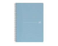 Cahier spirale Oxford My Rec'up recyclé A5 14,8 x 21 cm - 5 x 5 - 180 pages