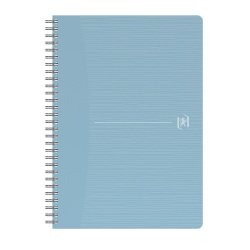 Cahier spirale Oxford My Rec'up recyclé A5 14,8 x 21 cm - 5 x 5 - 180 pages