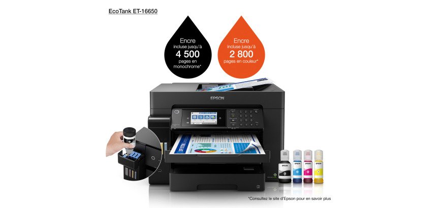 Multifonctions couleur Epson EcoTank ET-16650 A3