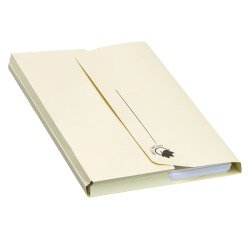 Chemise pochette à soufflet Nature Line 24 x 32 cm - Paquet de 10