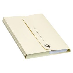 Chemise pochette à soufflet Nature Line 24 x 32 cm - Paquet de 10