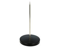 De_pique note tige metallique socle plast h 13,2cm