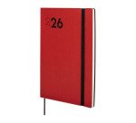 Agenda 140x204 Semana Vista Vertical Dynamic Mara Finocam Rojo 