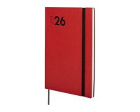 Agenda 140x204 Semana Vista Vertical Dynamic Mara Finocam Rojo 