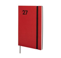 Agenda 140x204 Semana Vista Vertical Dynamic Mara Finocam Rojo 