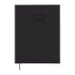 Agenda encuadernada Y12  Dynamic Milano 2 páginas por Día 210 x 270 Negra Finocam 
