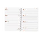 Agenda espiral MY E10 semana vista Apaisado 155 x 212  Azul Finocam 