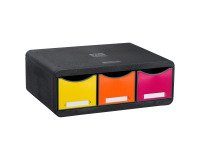 Módulo de almacenamiento de 3 cajones Iderama Toolbox de Exacompta