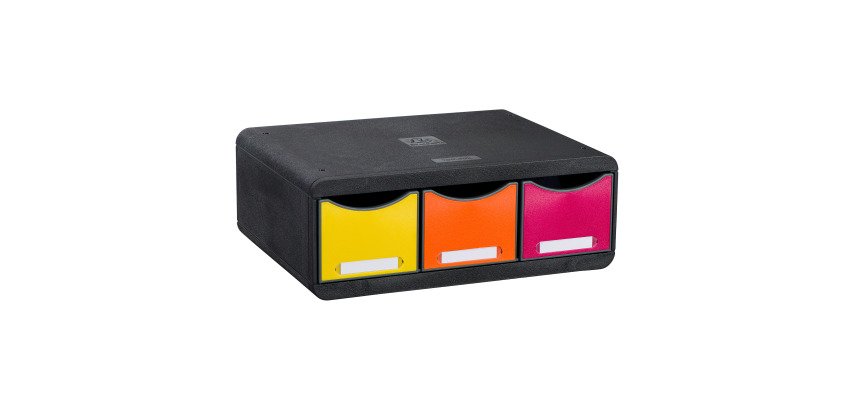Aufbewahrungsmodul Exacompta Iderama Toolbox 3 Schubladen