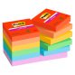 Notes couleurs Playful Super Sticky Post-it 47,6 x 47,6 mm - bloc de 90 feuilles