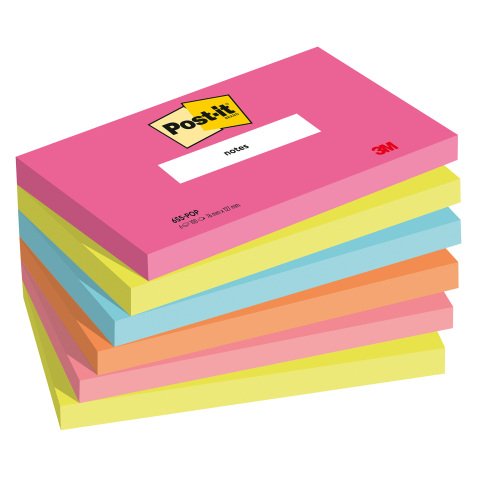 Gekleurde notes Poptimistic Post-it - blok van 100 vellen