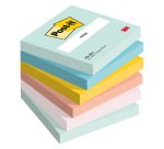 Notes repositionnables couleurs Beachside Post-It 76 X 76 mm - bloc de 100 feuilles