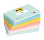 Notes repositionnables couleurs Beachside Post-it 76 x 127 mm - bloc de 100 feuilles