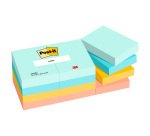 Notes repositionnables couleurs Beachside Post-it 38 x 51 mm - bloc de 100 feuilles