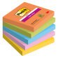 Gekleurde notes Boost Super Stickey Post-it - blok van 90 vellen