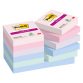 Notes repositionnables couleurs Soulful Super Sticky Post-it - bloc de 90 feuilles