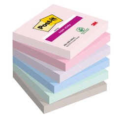 Notas adhesivas Super Sticky Soulful Post-it® 76 x 76 mm