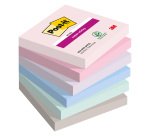 Notes couleurs Soulful Super Sticky Post-it 76 x 76 mm - bloc de 90 feuilles