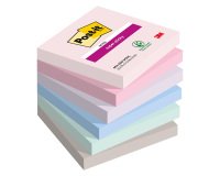 Notes couleurs Soulful Super Sticky Post-it 76 x 76 mm - bloc de 90 feuilles