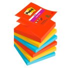 Z-notes repositionnables couleurs Playful Super Sticky Post-it 76 x 76 mm - bloc de 90 feuilles