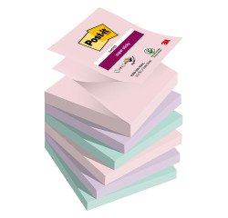 Colored Z-notes Soulful Super Sticky Post-it 76 x 76 mm - block of 90 sheets