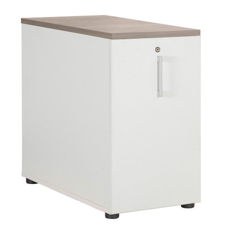 Cajonera Tower ECLA altura mesa 73 cm Roble gris