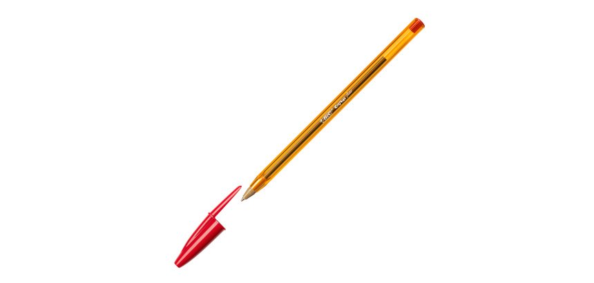 Balpen Bic Cristal Original fijn met dopje punt 0,8 mm - fijn schrift
