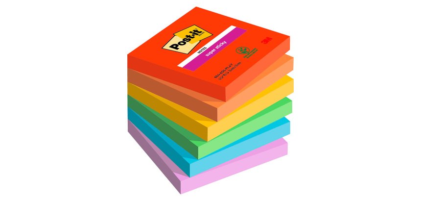 Notas adhesivas Super Sticky Playful Post-it®
