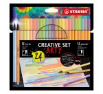 Feutre STABILO ARTY Pen 68 et Point 88 - Set de 24