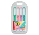 Surligneurs Stabilo Swing Cool couleurs pastel assorties - Pochette de 4