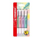 Surligneurs Stabilo Swing Cool couleur pastel assorties - Pochette de 4